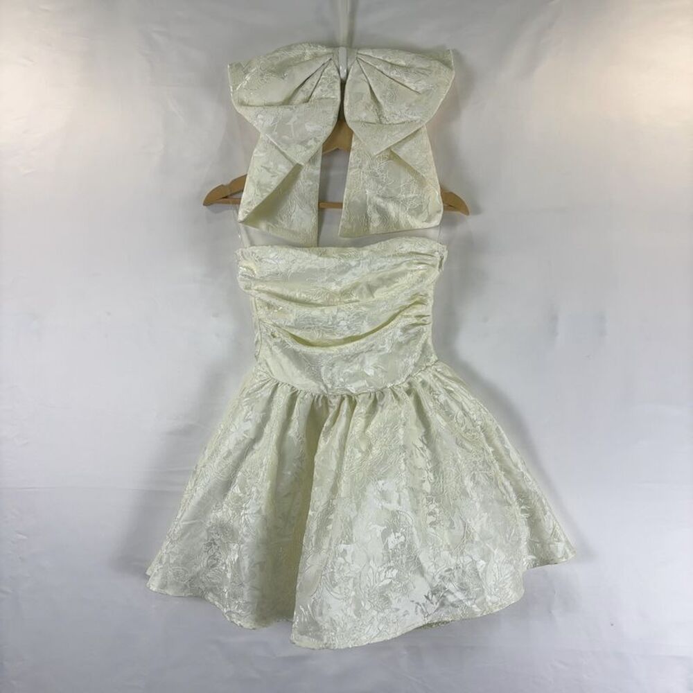 babyboo Elegant Strapless Mini Dress